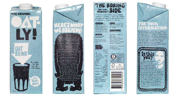 Oatly's new packaging